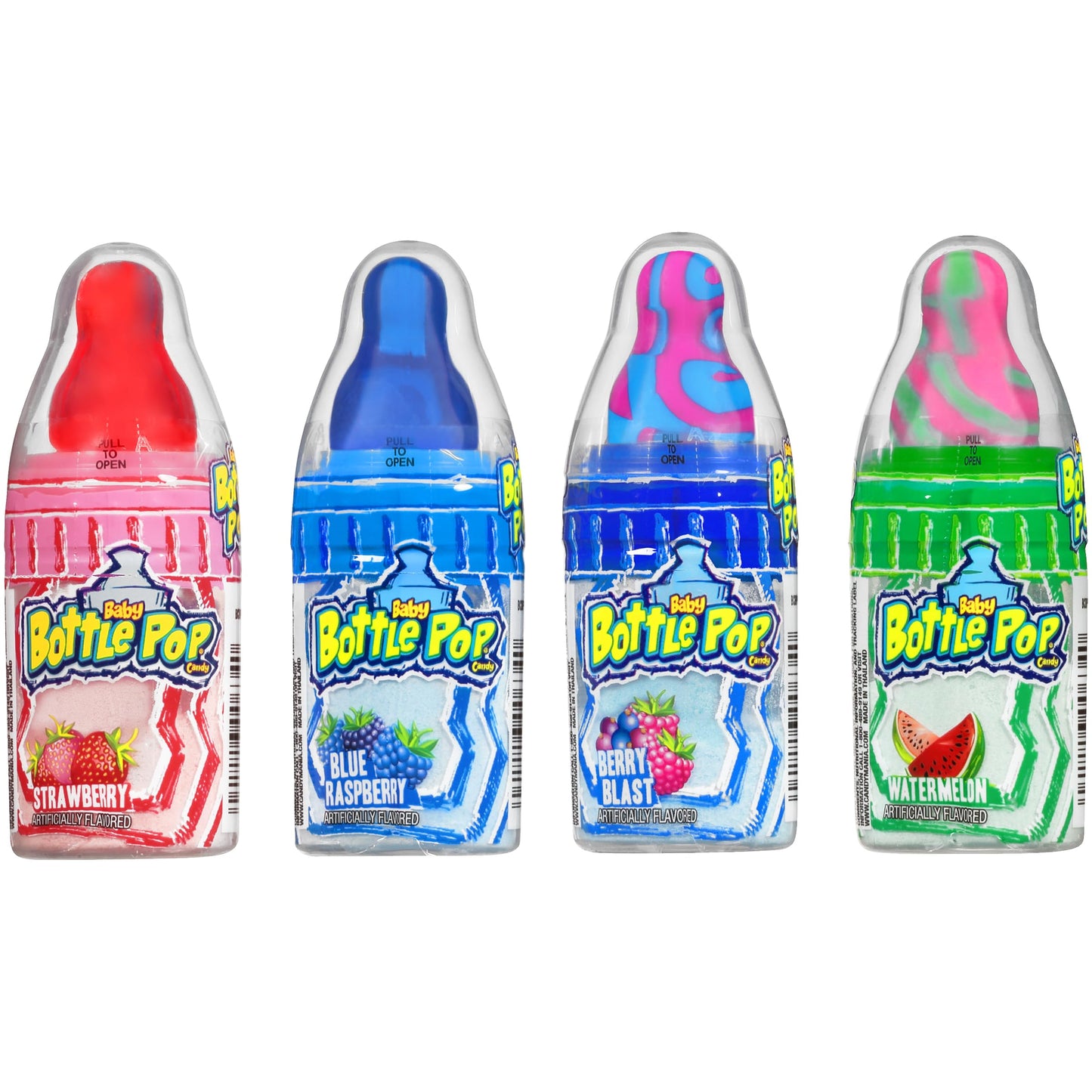 Baby Bottle Pop Party  Wrapped Lollipops  Powdered Sugar Dip In Assorted Fruity Flavors,care