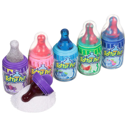 Baby Bottle Pop Party  Wrapped Lollipops  Powdered Sugar Dip In Assorted Fruity Flavors,care