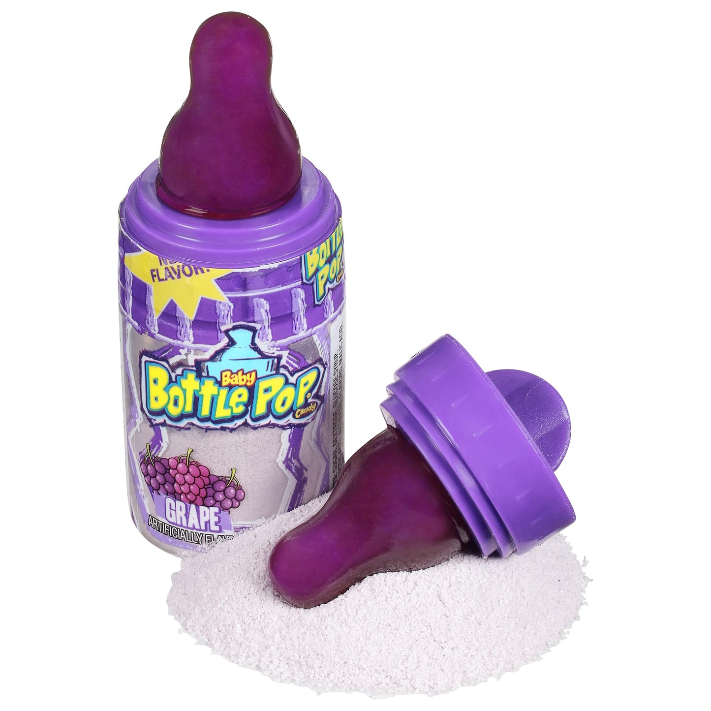 Baby Bottle Pop Party  Wrapped Lollipops  Powdered Sugar Dip In Assorted Fruity Flavors,care