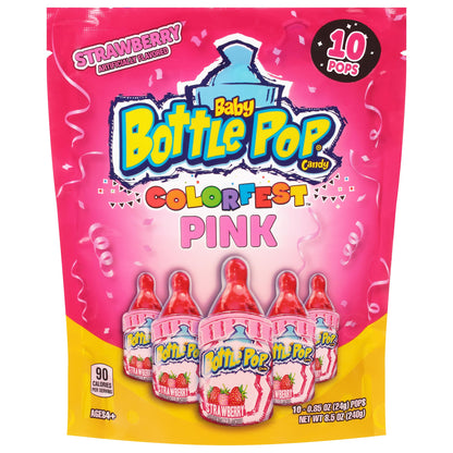 Baby Bottle Pop Party  Wrapped Lollipops  Powdered Sugar Dip In Assorted Fruity Flavors,care