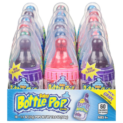 Baby Bottle Pop Party  Wrapped Lollipops  Powdered Sugar Dip In Assorted Fruity Flavors,care